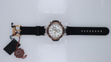 Orologio M&M Primo Emporio Uomo Chronograph Nero Oro Rosa Silicone Quartz