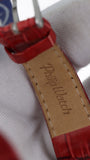 Orologio P. Watch Imakos Donna Swiss Made Madreperla Data Cinturino Rosso