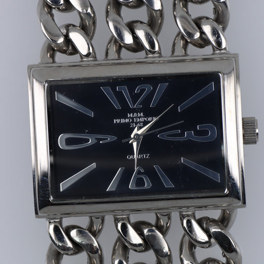 M&M Primo Emporio Orologio Catena Donna Argento Quarzo