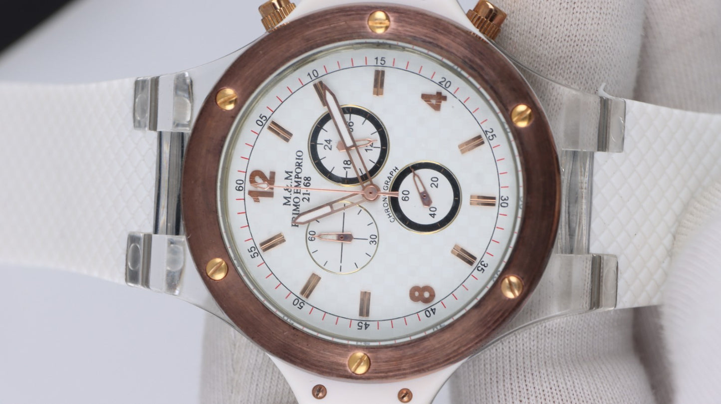 M&M Primo Emporio Orologio Uomo Cronografo Quarzo