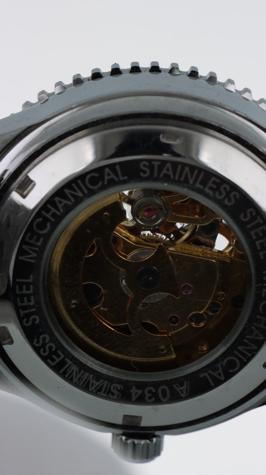 Avion AO34 Orologio Automatico Scheletrato Uomo Acciaio Mechanical Watch