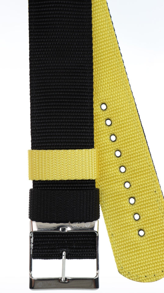 Cinturino 26MM Orologio NATO Nylon Sportivo Vari Colori Fibbia Acciaio