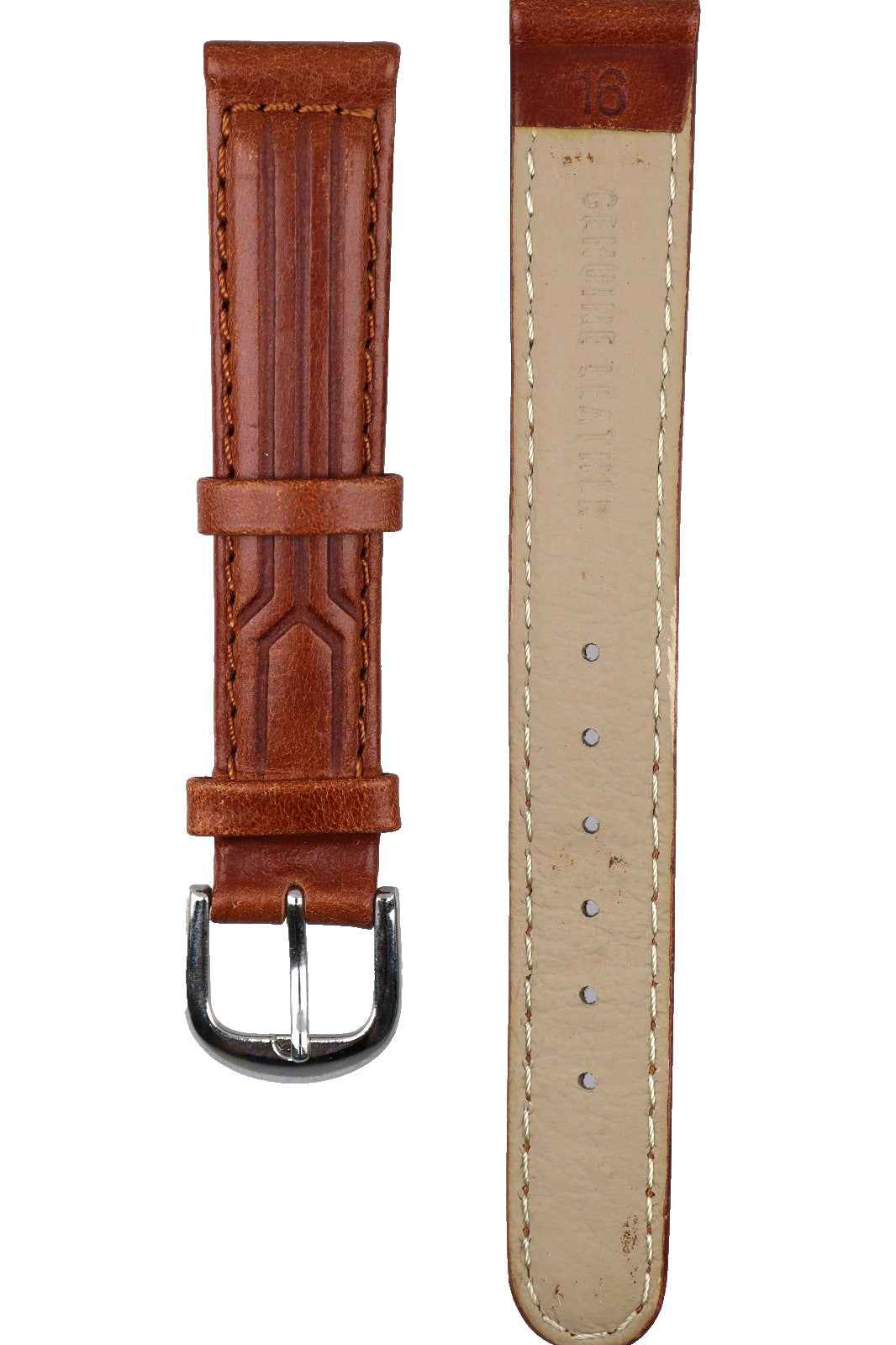 Cinturino 16mm Pelle Marrone Generico