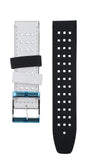 Cinturino Orologio Double Face Sport Pelle 22MM con Fibbia Acciaio Nuovo