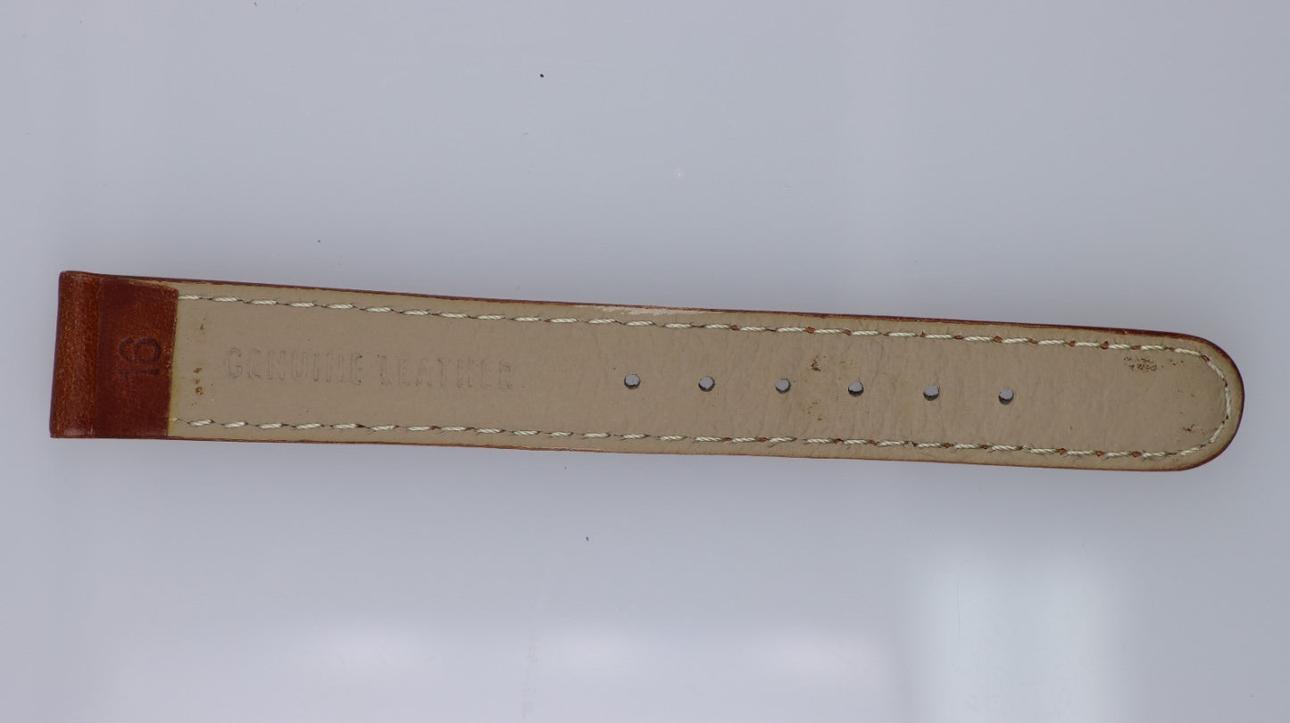 Cinturino 16mm Pelle Marrone Generico