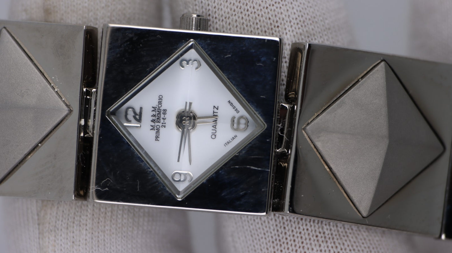 M&M Primo Emporio Orologio Donna Geometrico Acciaio Quarzo
