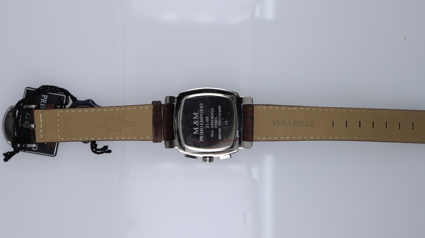 Orologio Uomo 21-68 Primo Emporio Cronografo Acciaio Vintage