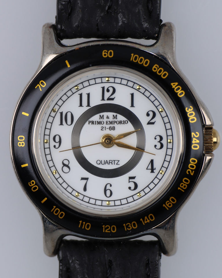 Orologio Donna M&M Primo Emporio 21-68 Quartz Acciaio Nero Vintage Made in Italy