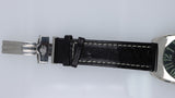 Orologio M&M Primo Emporio 21-68 Uomo Donna Nero Acciaio 3ATM Cinturino Pelle