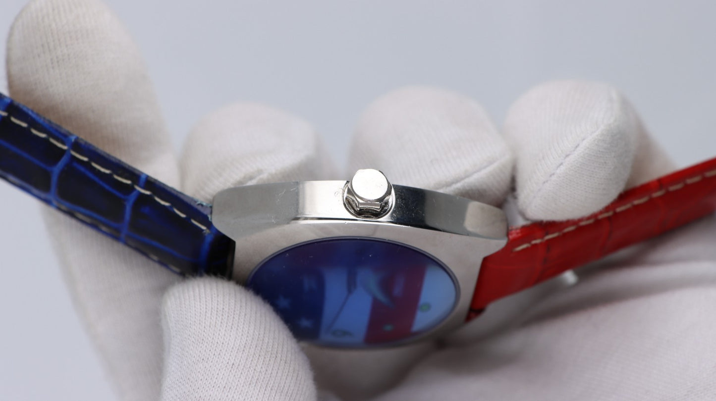 MoDe Orologio Usa Flag Uomo Donna Quarzo