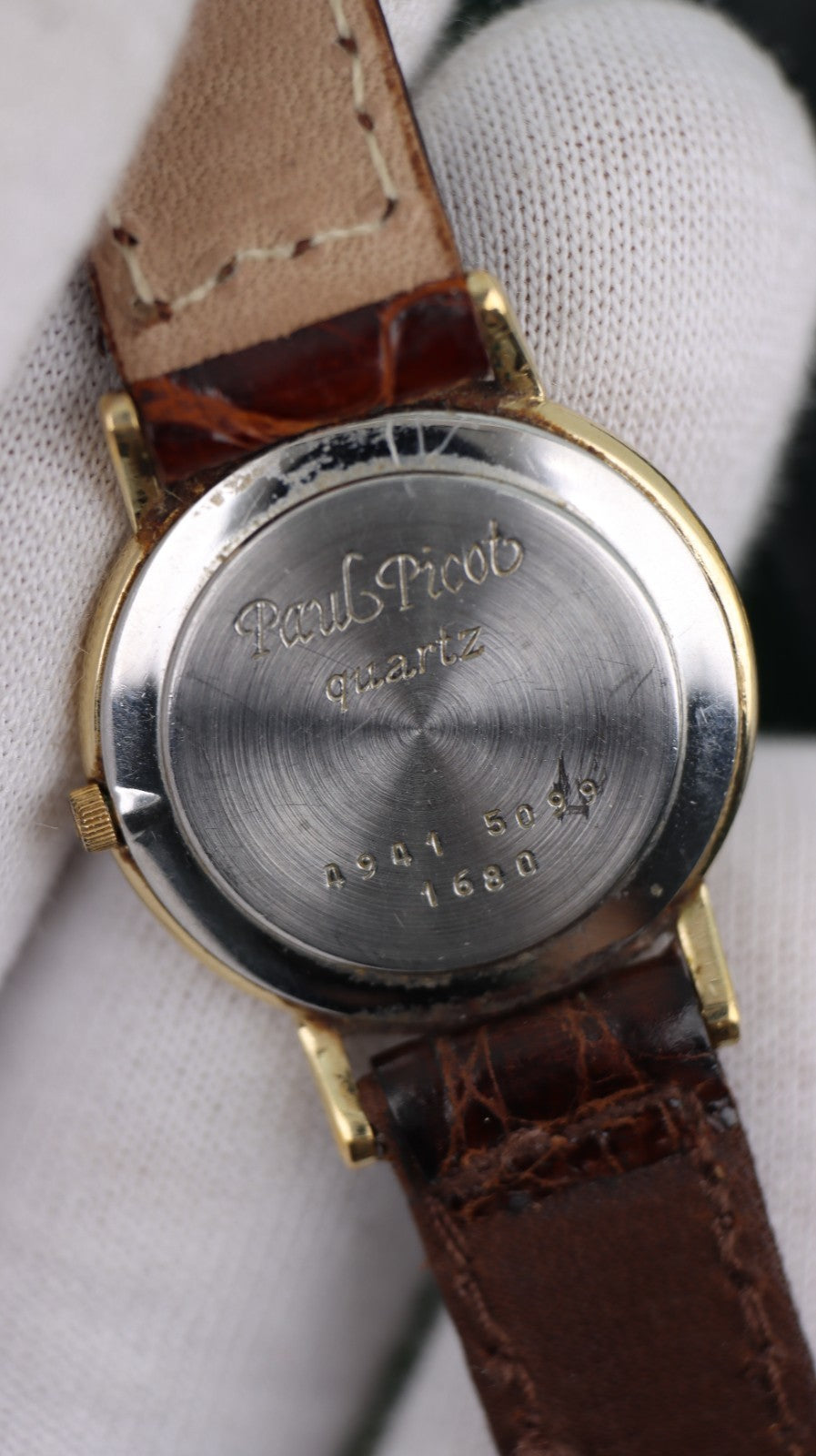 Paul Picot Genève Donna Swiss Made Quartz Orologio Vintage con Scatola
