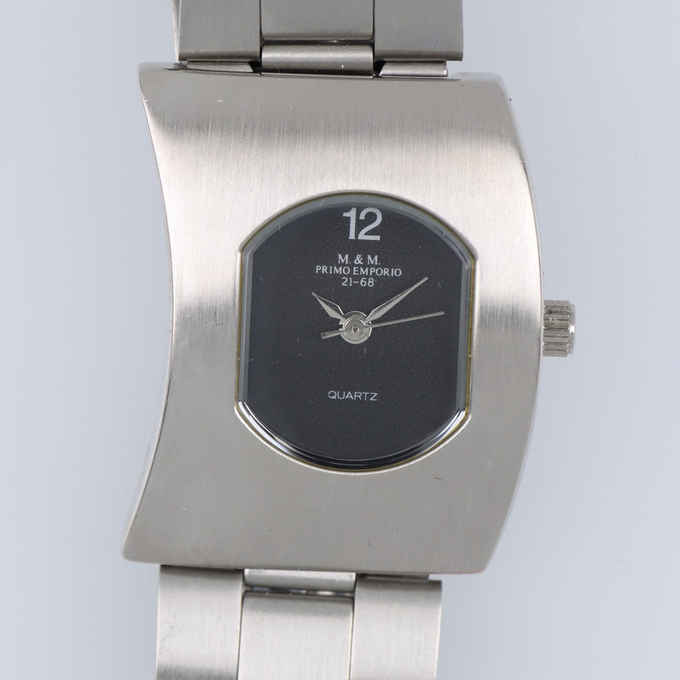 Orologio Uomo Acciaio Vintage Minimal Quartz Silver Elegante Fashion