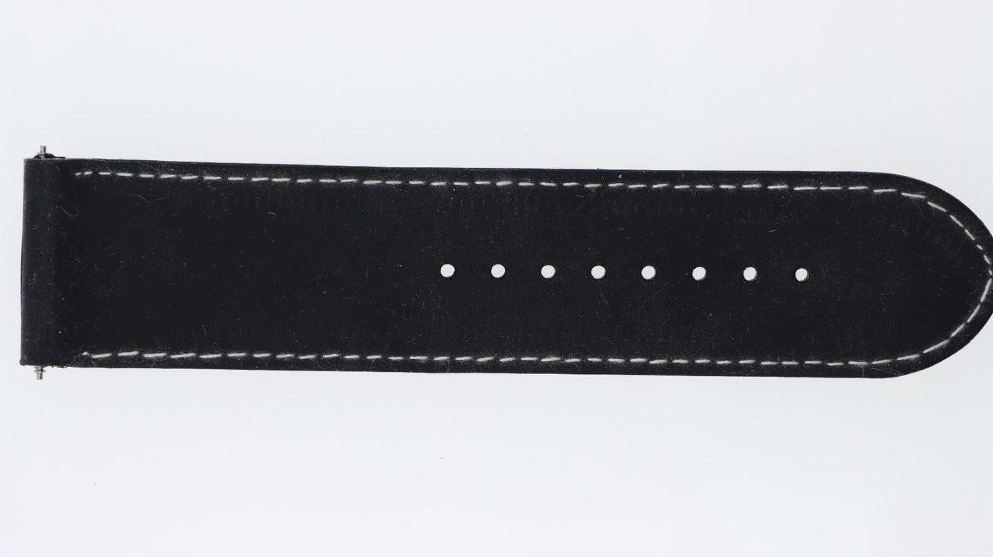 Cinturino 24mm Pelle Unisex Nero