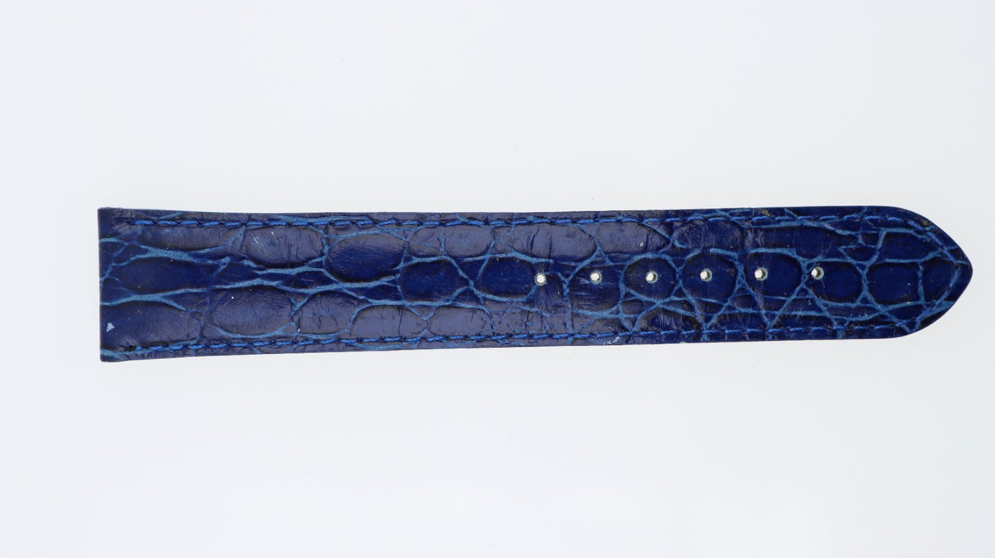Cinturino 20mm Pelle Unisex Blu