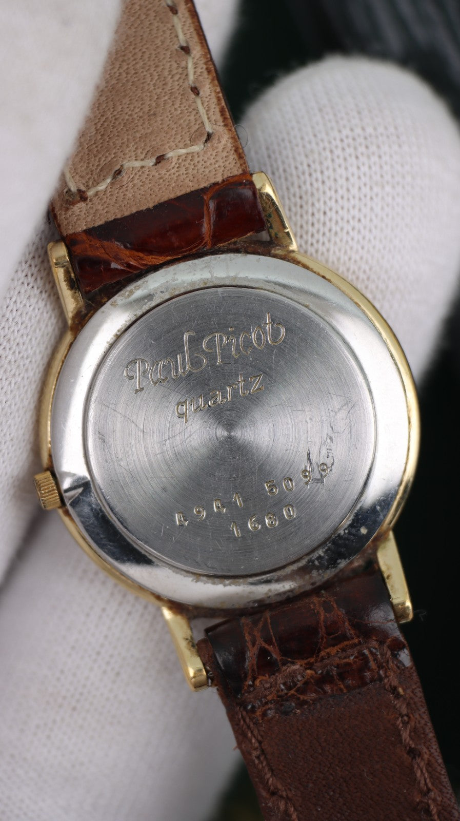 Paul Picot Genève Donna Swiss Made Quartz Orologio Vintage con Scatola