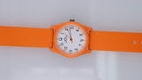 Chronostar Orologio Unisex Arancione Silicone Quartz Water Resistant 3ATM