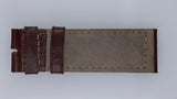 Cinturino 24mm Originale M&M Primo Emporio Vera Pelle Marrone Ricambio Orologio