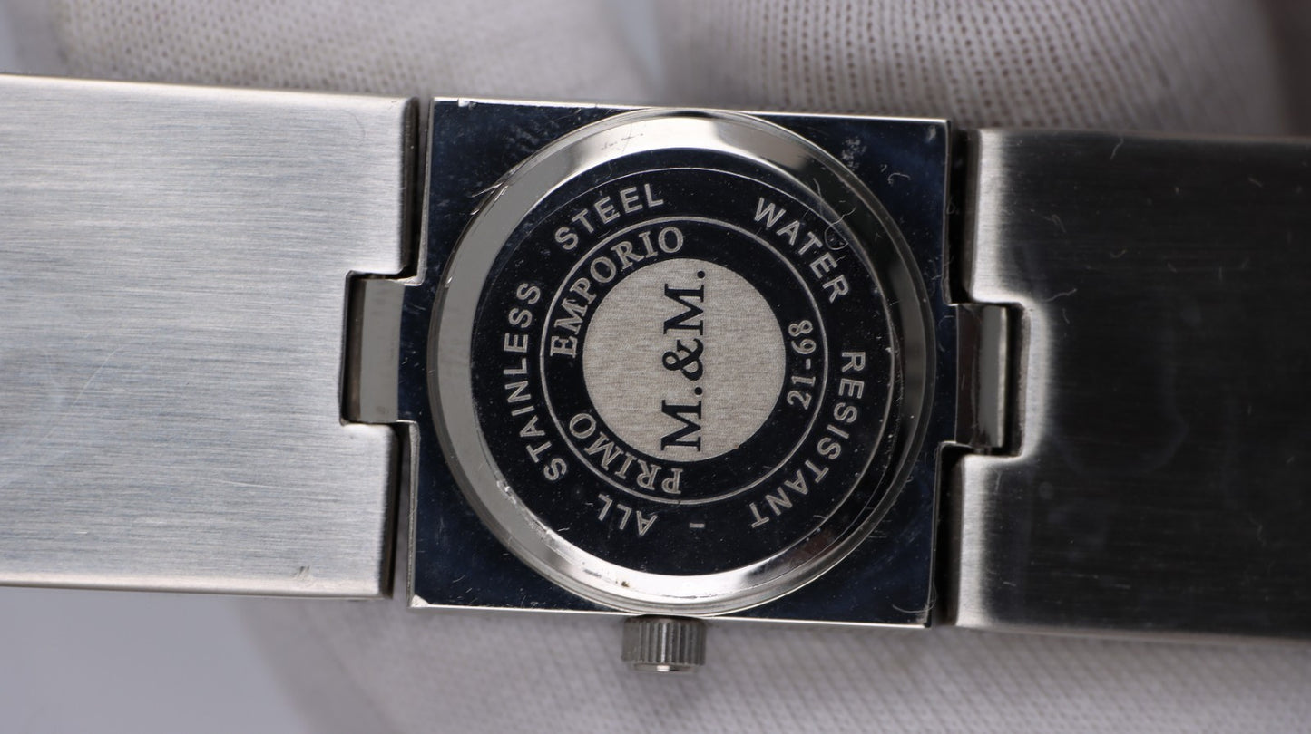 M&M Primo Emporio Orologio Donna Geometrico Acciaio Quarzo