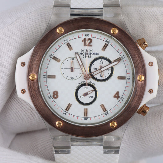 M&M Primo Emporio Orologio Uomo Cronografo Quarzo