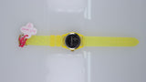 Orologio Donna Le Carose Quartz Giallo Fluo Cristalli Fashion Silicone