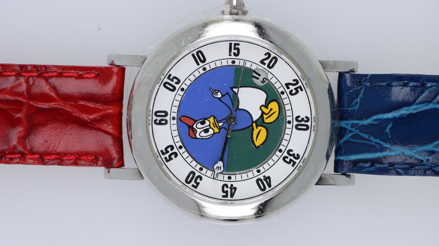 Donald Duck Orologio Ore Saltanti Quarzo Vintage