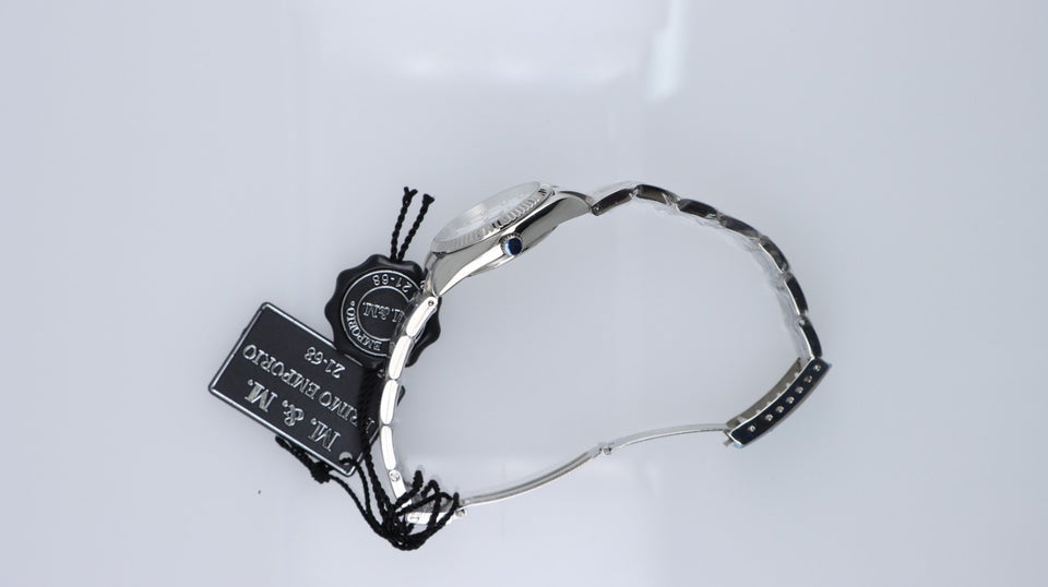 Orologio Donna M&M Primo Emporio Silver White Dial Cristalli Quartz