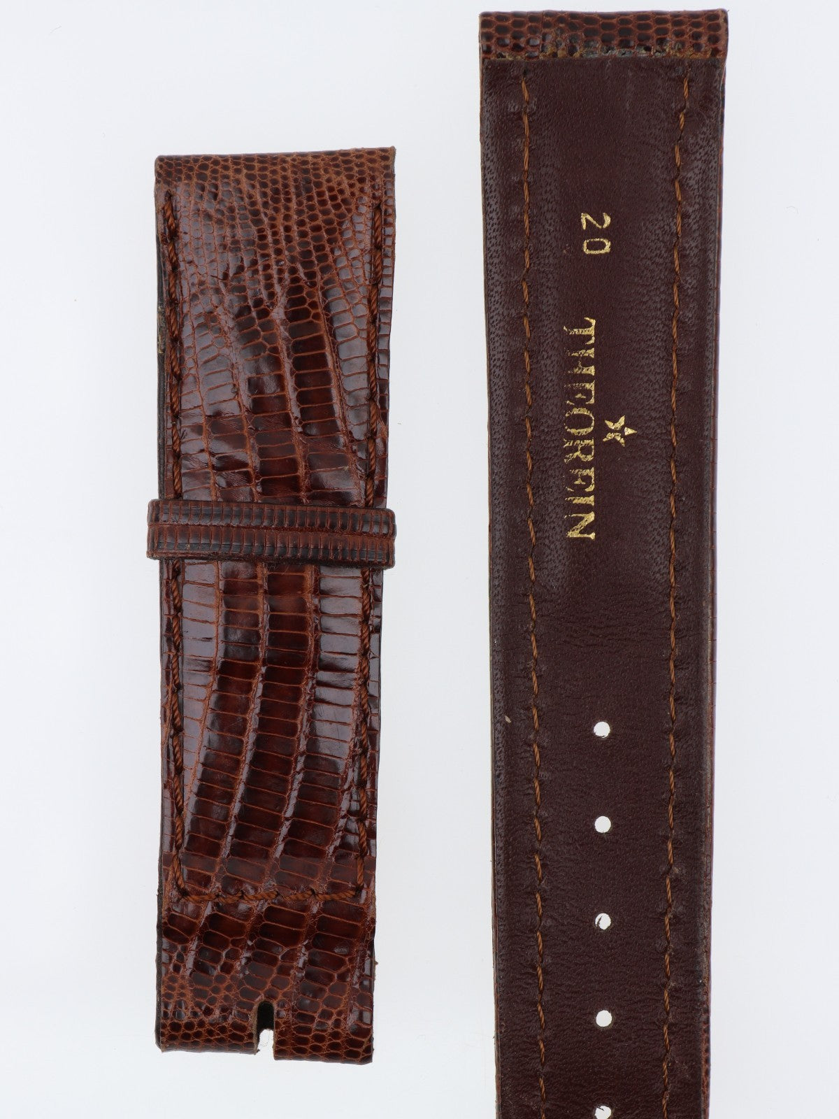 Theorein Cinturino 20mm Pelle Unisex Marrone
