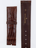 Cinturino Vintage Theorein 20 mm Pelle Stampa Lucertola Marrone per Orologio