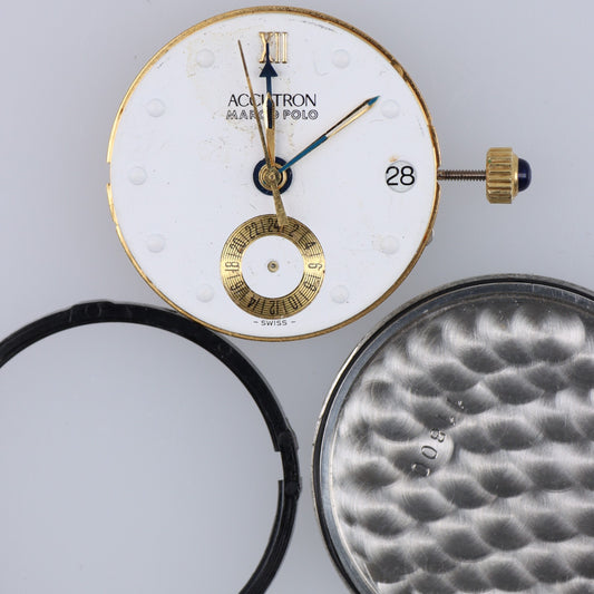 Movimento Bulova Accutron Marco Polo Swiss V8 6 Jewels