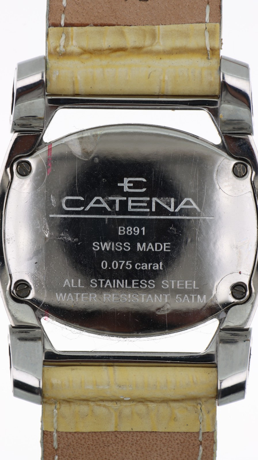 Orologio Catena B891 Swiss Made Donna Diamanti 0.075 ct — Lusso Autentico