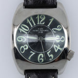 Orologio M&M Primo Emporio 21-68 Uomo Donna Nero Acciaio 3ATM Cinturino Pelle