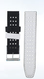 Cinturino Orologio Double Face Sport Pelle 22MM con Fibbia Acciaio Nuovo