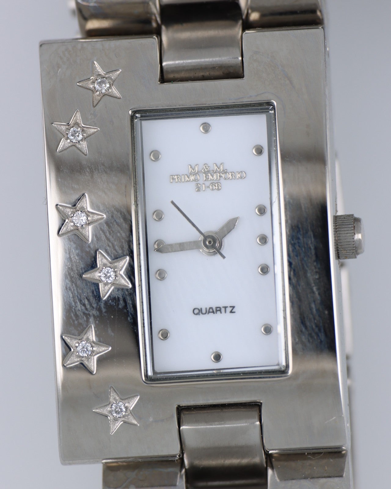 M&M Primo Emporio Orologio Donna Acciaio Quarzo Rettangolare