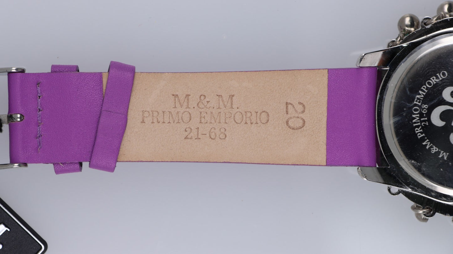 M&M Primo Emporio Orologio Donna Quarzo Strass