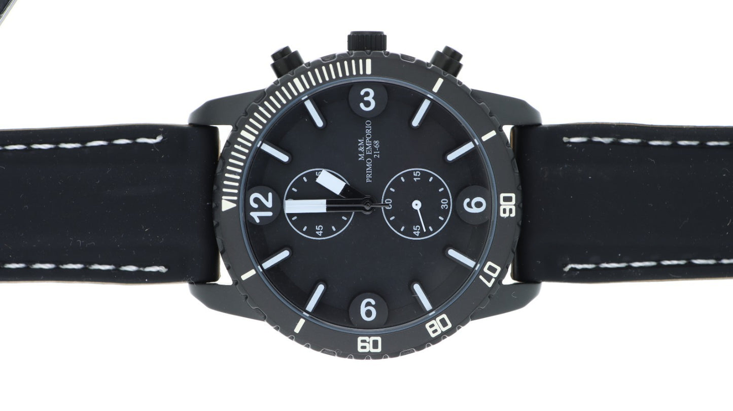 M&M Primo Emporio Orologio Diver Nero Unisex Quarzo