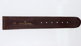 Cinturino Vintage Theorein 20 mm Pelle Stampa Lucertola Marrone per Orologio
