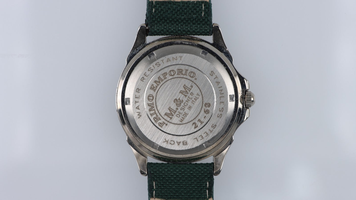 M&M Primo Emporio Orologio Multifunzione Uomo Quarzo Vintage