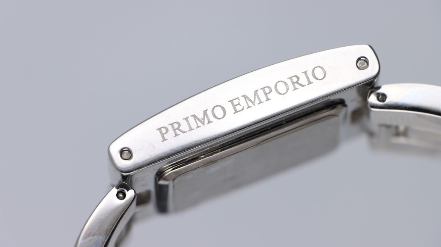M&M Primo Emporio Orologio Donna Acciaio Quarzo Rettangolare