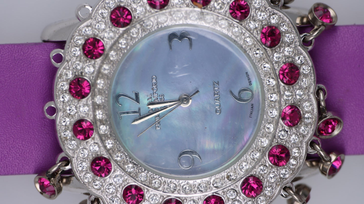 M&M Primo Emporio Orologio Donna Quarzo Strass