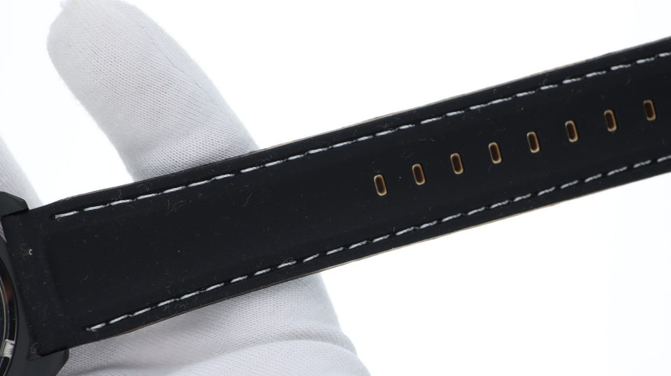 M&M Primo Emporio 21-68 Orologio Uomo Nero Quadrante Bianco Stile Diver