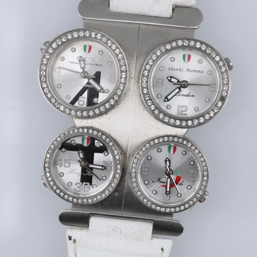 OIW Orologio Donna Multiplo 4 Quadranti Quarzo