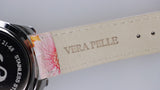 Orologio Donna M&M Primo Emporio 21-68 Rosa Strass Quartz Cinturino Floreale Ver