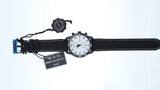M&M Primo Emporio 21-68 Orologio Uomo Nero Quadrante Bianco Stile Diver