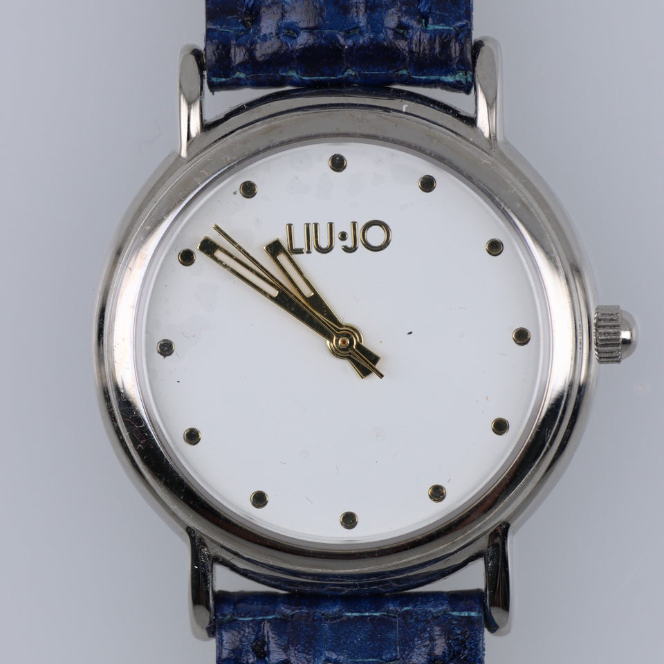 Liu Jo Orologio Donna Elegante Bianco Blu Quarzo Acciaio Water Resistant