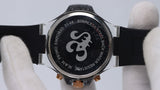 Orologio M&M Primo Emporio Uomo Chronograph Nero Oro Rosa Silicone Quartz