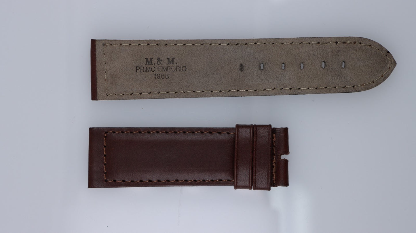 M&M Primo Emporio Cinturino 24mm Pelle Marrone Unisex