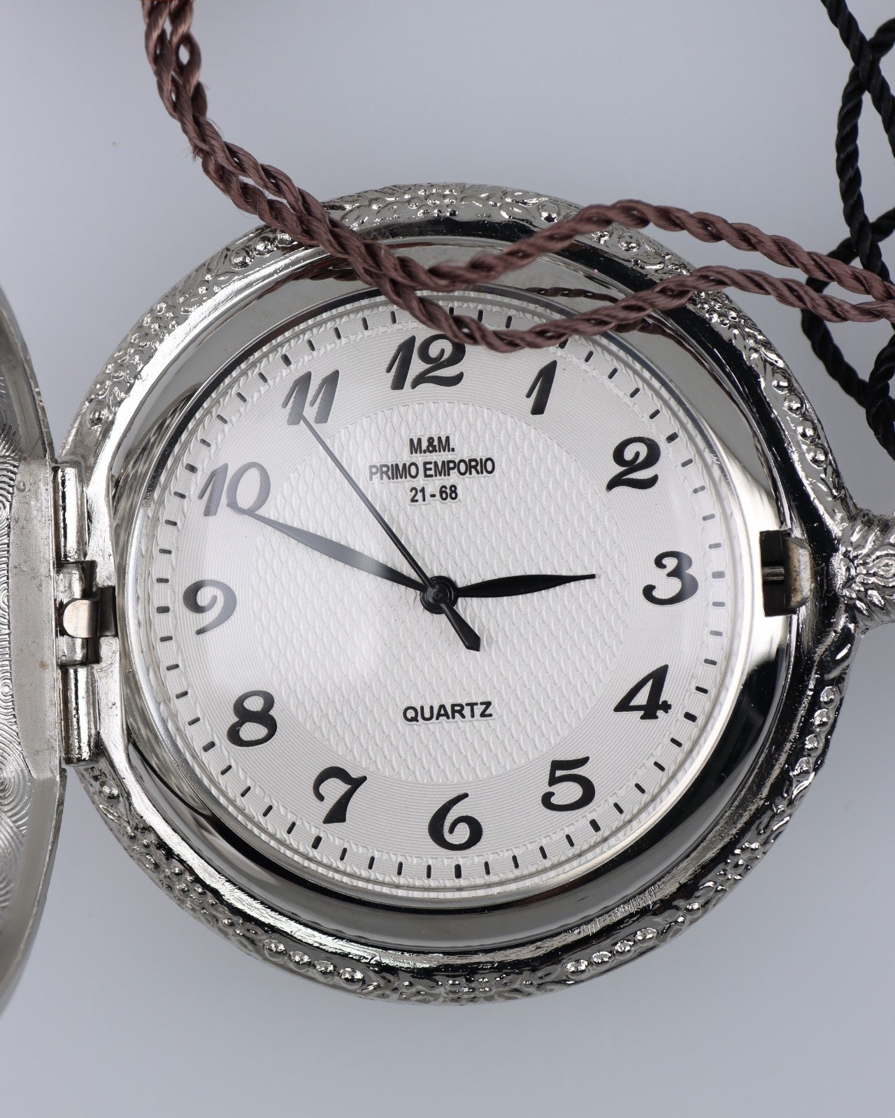 M&M Primo Emporio Orologio da Tasca Acciaio Quarzo