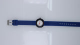 Orologio Club Med Vintage Unisex Quartz Francia Cinturino Blu Design Pop Anni 90