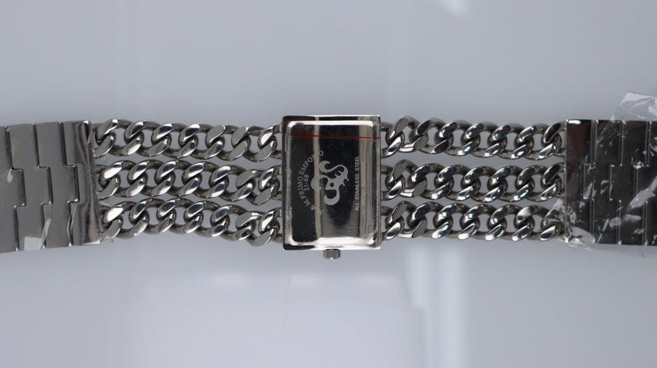 Orologio M&M Primo Emporio 21-68 Donna Bracciale Catena Acciaio Quadrante Nero