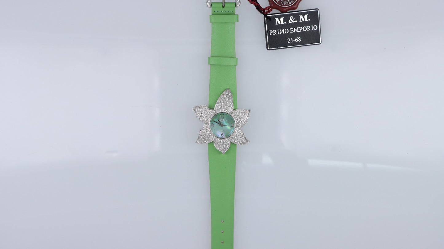 M&M Primo Emporio Orologio Donna Fiore Cristalli